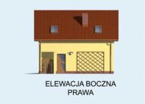 Elewacja projektu GM1 z częścią mieszkalną - 4