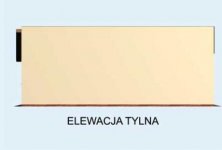 Elewacja projektu G160 garaż trzystanowiskowy z pomieszczeniami gospodarczymi - 2