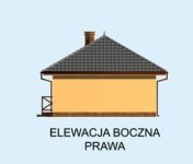 Elewacja projektu G186 projekt z wędzarnią - 4