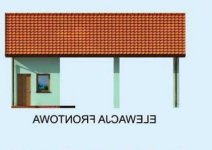 Elewacja projektu G211  - 1 - wersja lustrzana