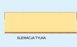 Elewacja projektu G268 garaż czterostanowiskowy z pomieszczeniem gospodarczym - 2