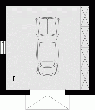 Rzut projektu 14 - wersja lustrzana