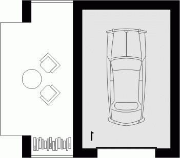 Rzut projektu 20 - wersja lustrzana