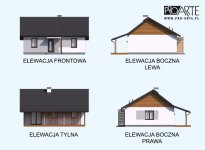 Elewacja projektu BARBADOS 3 dom letniskowy - 1