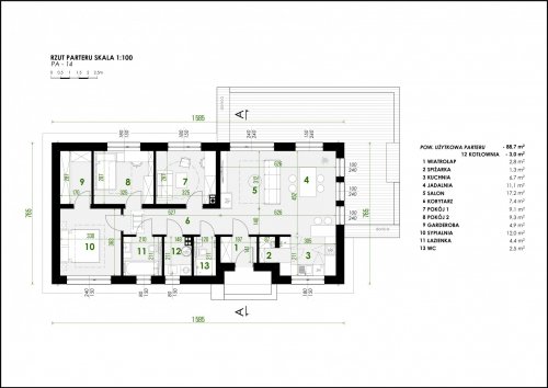 Rzut projektu PióroArchitekci - 14