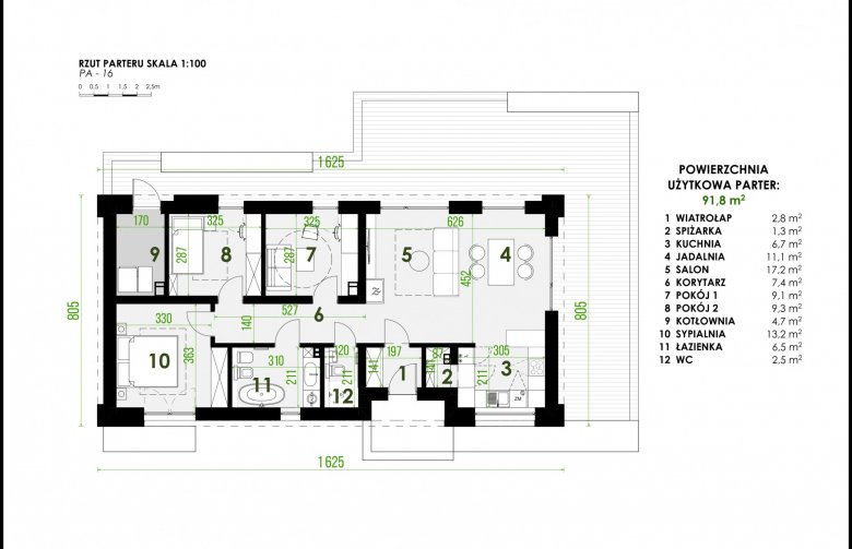 Projekt domu parterowego PióroArchitekci - 16 - 