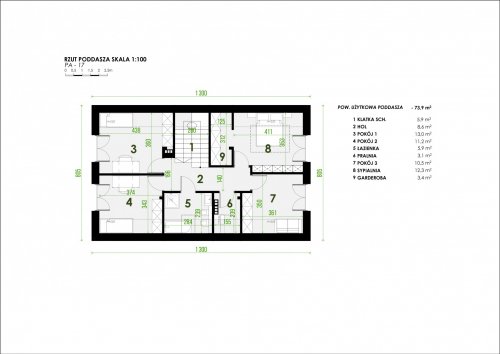 Rzut projektu PióroArchitekci - 17