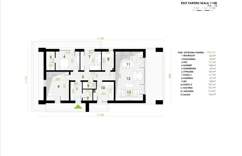 Projekt domu parterowego PióroArchitekci - 19 - 