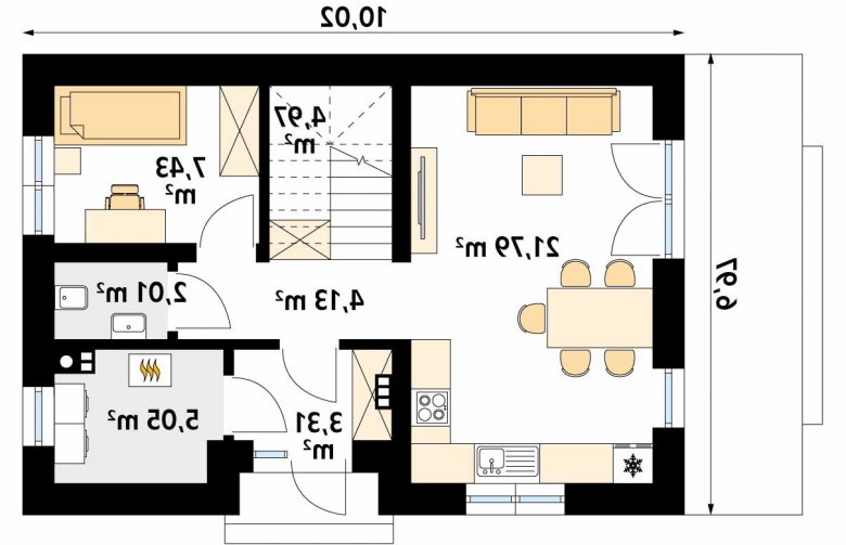 Projekt domu jednorodzinnego  Alikante - 