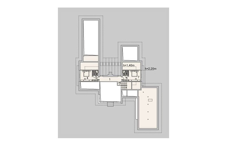 Projekt domu wolnostojącego LK&1074 - 