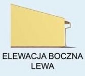 Elewacja projektu G95 garaż sześciostanowiskowy - 3