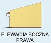 Elewacja projektu G95 garaż sześciostanowiskowy - 4