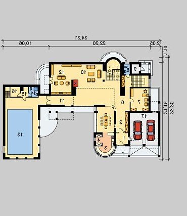 PARTER LK&224 - wersja lustrzana