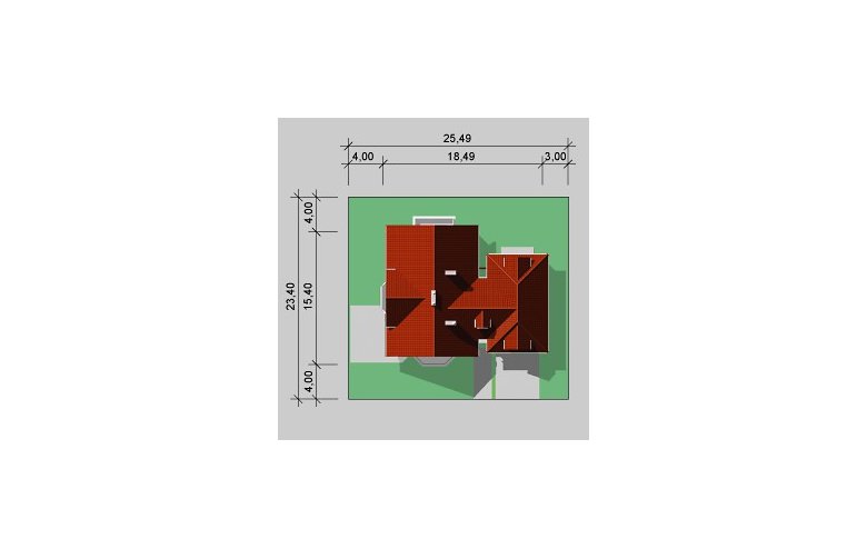 Projekt domu jednorodzinnego LK&150 - Usytuowanie