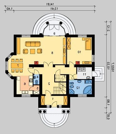 PARTER LK&169 - wersja lustrzana