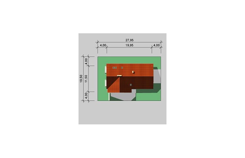 Projekt domu jednorodzinnego LK&171 - Usytuowanie