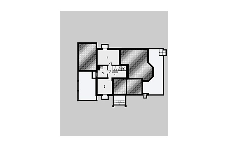 Projekt domu jednorodzinnego LK&250 - piwnica