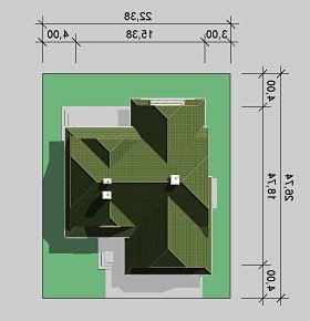 Usytuowanie budynku LK&359 w wersji lustrzanej