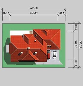 Usytuowanie budynku LK&396 w wersji lustrzanej